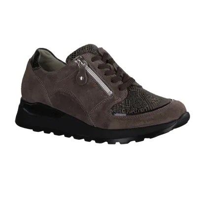 Produktbild von Waldläufer Hiroko H64007-190 OrthoTritt - Damenschuhe Bequeme Schnürschuhe, Braun, leder/textil (order taipei/ krokusstr.)