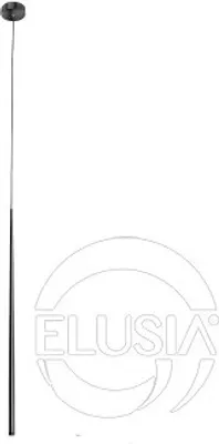 Immagine prodotto di Apparecchio LED a sospensione moderno e minimalista Louise, Variante: Ø 25 x 750 x 1800 mm, 3 W, nero