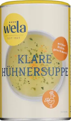 Produktbild von WELA Klare Hühnersuppe gekörnt 1/2