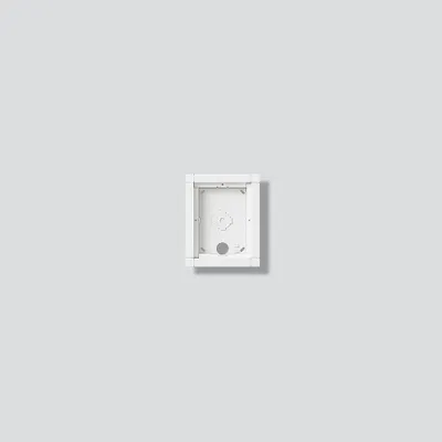 Image de SIEDLE GA 612-1/1-01 W Boîtier pour montage en saillie blanc (210012236-00)