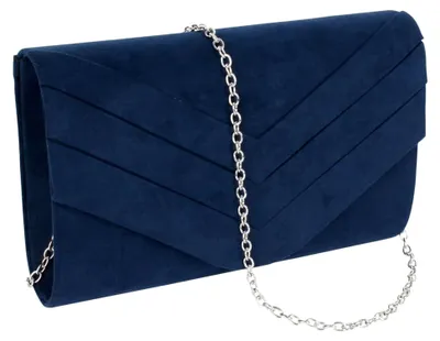 Produktbild von Damen Clutch aus Wildleder, elegante Abendtasche für besondere Anlässe