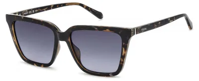 Produktbild von Fossil FOS 3173/G/S Blue havana brown 56/16/145 Damen Sonnenbrillen