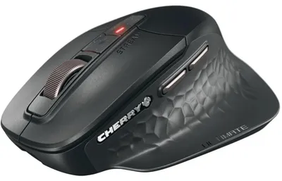 Produktbild von CHERRY Stream mouse ultimate, rechts, RF Wireless + Bluetooth + USB Type-C, 4000 DPI, Schwarz