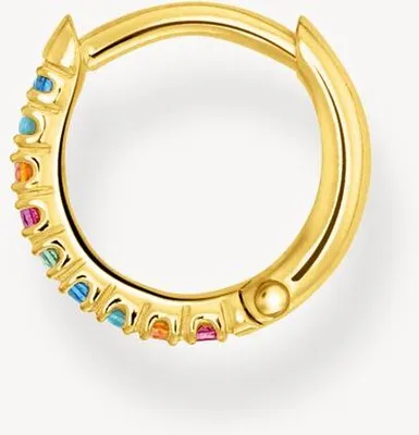 Produktbild von Einzelne Creole von Thomas Sabo aus Sterlingsilber, vergoldet