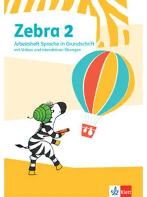 Immagine prodotto di Zebra 2. Arbeitsheft Sprache in Grundschrift mit digitalen Medien Klasse 2