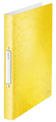 Immagine prodotto di LEITZ 4257-00-16 Raccoglitore WOW a 2 anelli giallo 3,2 cm DIN A4