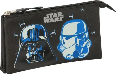 Produktbild von Safta Triple Star Wars Rebellion Mäppchen Schwarz  Mann Schwarz One Size