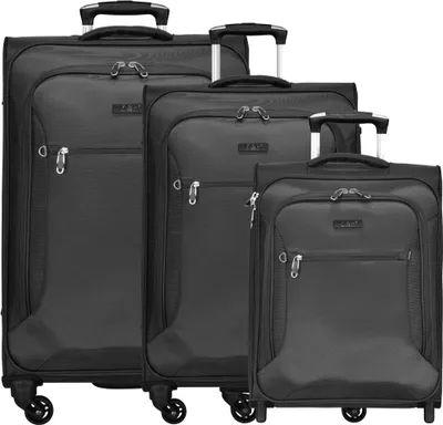 Produktbild von d&n Travel Line 6400 2-4-Rollen Kofferset 3tlg.