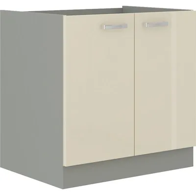Produktbild von ULLERIKE Spülenunterschrank – Breite 80 cm, Creme/Grau