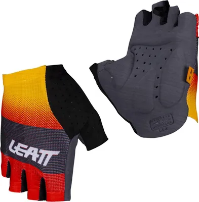 Produktbild von Leatt Radhandschuhe Mtb 5.0 Endurance Rot/Orange/Grau/Schwarz Grösse L