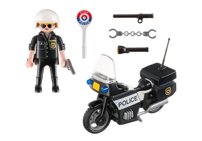 Produktbild von 5648 City Action Polizeimotorrad zum Mitnehmen, Konstruktionsspielzeug