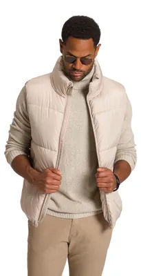 Immagine prodotto di Gilet imbottito in poliestere con bordo, colore vaniglia, taglia 3XL (EU), marca STHUGE, da uomo