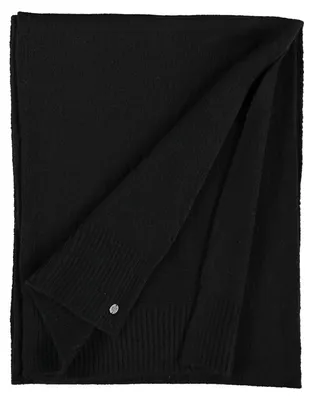 Imagen del producto de FRAAS bufanda Knitted Scarf Black negro