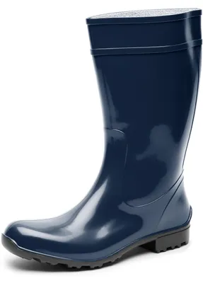 Image de Bottes en caoutchouc pour femmes Ladeheid LA-967 (bleu foncé/noir, 42 UE)