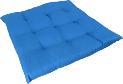 Produktbild von Stuhlauflage mit 9-Punkt-Steppung 40x40x4 cm mit Bändchenbefestigung