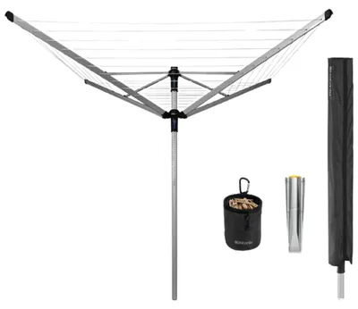 Produktbild von Brabantia 117145, Metall, Grau, 60 m, 115 mm, 149 cm, 197 cm