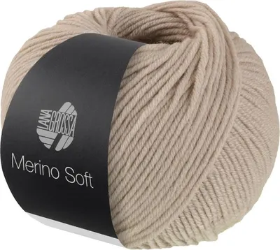 Produktbild von Lana Grossa - Merino Soft 0002 graubeige