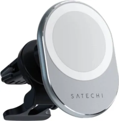 Produktbild von Satechi Magnetic Wireless Car Charger space gray