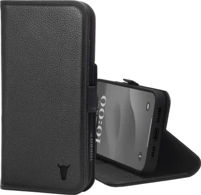 Immagine prodotto di TORRO Custodia a portafoglio in pelle per iPhone 15 Pro Max - Nero