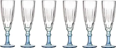 Immagine prodotto di Bicchieri da vino con stelo colorato, 170 ml, 6 pz