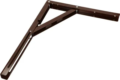 Produktbild von KOTARBAU Klappkonsole 400 x 300mm Braun Halter Stahl Träger Wandhalter Klammern Winkelregal Rostfrei Achse Regalträger Winkel Stütze Regalwinkel Schwerlast