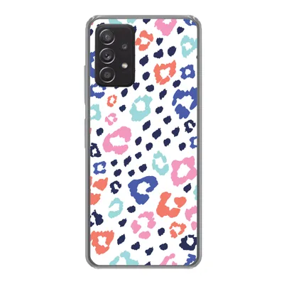 Produktbild von MuchoWow® Handyhülle Schutzhülle Hülle für Samsung galaxy a73 Panther Druck - Pastell - Farben Silikon Softcase Handy Hülle - Handyhülle