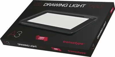Produktbild von Transotype LED-Leuchttisch "Drawing Light Table" - A3 - 16,8W - Schwarz
