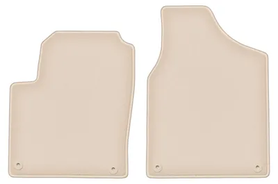 Produktbild von DURBAN Beige Velours-Fußmatten vorne für Volkswagen Sharan I Minivan (1995-2010)