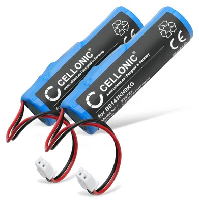 Produktbild von CELLONIC 2x Akku für Lautsprecher Kompatibel mit Croove Voice Amplifier, B0143KH9KG - (2600mAh, 3.7V)