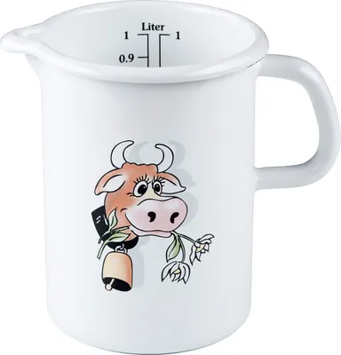 Produktbild von Riess Küchenmaß Ø10cm 1 Liter Emaille Country Almliesel