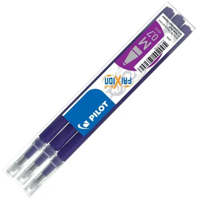 Image de Recharge pour stylo FriXion 07 2067, violet / 3 pièces