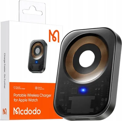 Immagine prodotto di Caricabatterie Induttivo Mcdodo, Per Apple Watch 5 6 7 8, Nero