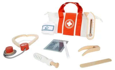 Produktbild von Arzttasche Spielset Rot
