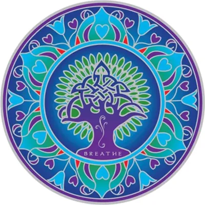 Immagine prodotto di Immagine della finestra Mandala della Terra -- 14 cm