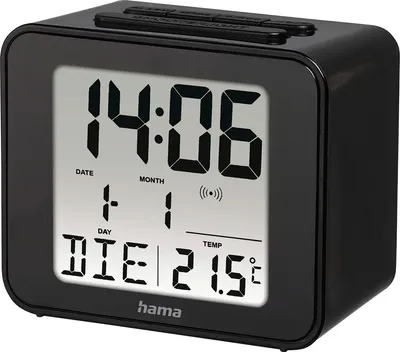 Image de Réveil-radio "Cube", noir
