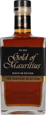 Produktbild von Gold of Mauritius Black 48 Edition The Heritage Selection 48% Vol. 0,7l