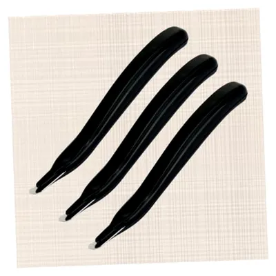 Produktbild von 3 Stück Klammerentferner und Nagelzieher aus schwarzem Kunststoff für Hefter