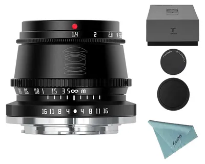 Imagen del producto de Objetivo TTArtisan de 35mm F1.4 con enfoque manual, compatible con cámaras APS-C y montura Sony E
