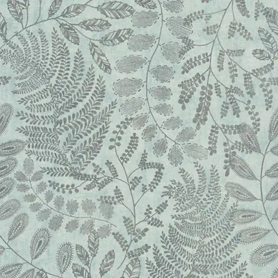 Produktbild von A.S. Creation | The BOS | 388301 | Vliestapete | Blumenoptik | 0.53 x 10.05 m | Mintblau | Wohnzimmer | Flur | Büro | Kü