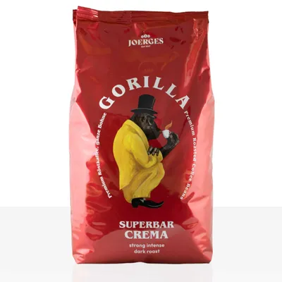 Produktbild von Gorilla Superbar Crema 12 x 1kg Kaffeebohnen