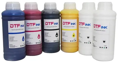 Obrázek produktu pro Tiskárny DTF, efektivní výroba, kvalitní výtisky, 1 sada, 1000 ml, barvy CMYK