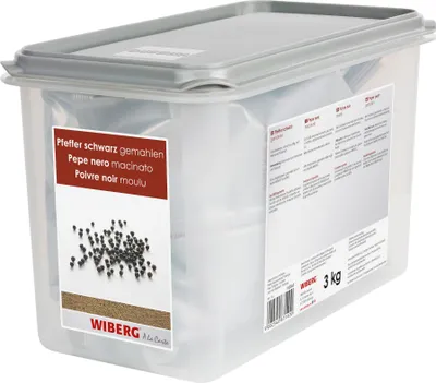 Produktbild von Pfeffer schwarz gemahlen ca3kg 7900ml von Wiberg