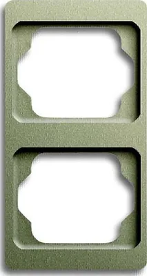 Produktbild von BJ alpha exclusive Rahmen 1732KA-260 2fach palladium senkrecht