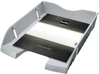 Produktbild von helit Briefablage Greenlogic H2363582 DIN A4-C4 PET l.gr