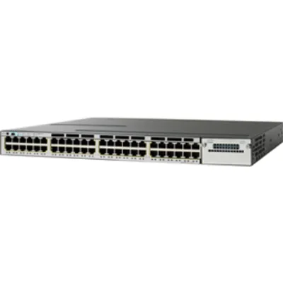 Produktbild von Cisco Catalyst WS-C3750X-48T-E, gemanaged, Gigabit Ethernet (10/100/1000), Rack-Einbau, 1U