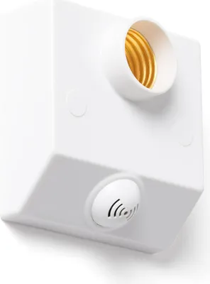 Produktbild von Dämmerungssensor für an die Wand für Glühbirnen E27 Weiß