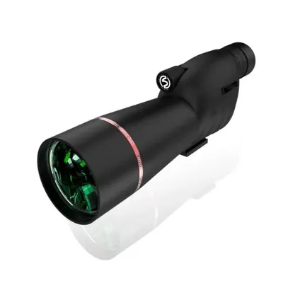 Image de 25-75x60 Spektiv Vogelbeobachtung mit Stativ ,BAK4 prism, Oculaire étanche avec sac de transport trépied pour les tireurs sportifs Vogelbeobachtertu
