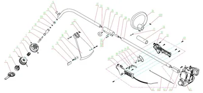 Produktbild von MATRIX Ersatzteil Beitrittsmodul für Benzin Motorsense Rasentrimmer BMT 750