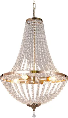 Produktbild von Kristalllüster 46 cm Acryl Gold für Wohn- und Schlafzimmer