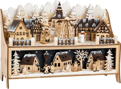 Produktbild von small foot Lampe Wintertraum, Weihnachtsdekoration, aus Holz, mit LED-Beleuchtung. Art-Nr. 11790